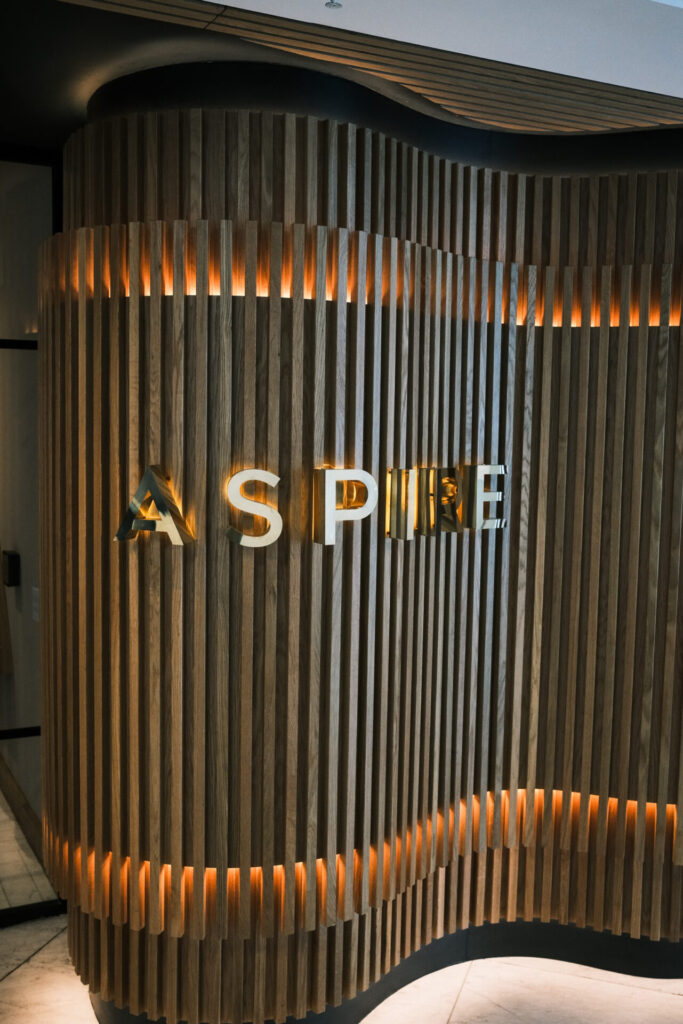 aspire lounge at Newcastle airport